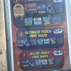 Bay Wash Self Serve Car Wash - Prices as of 12/26/24. There is one more level of payment that is $8-something.