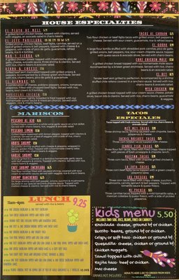 Menu photo 1 El Sazon Rhome, TX Menu photo 1 El Sazon Rhome, TX