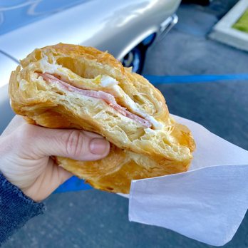 Donut Star - Huge Ham cheese and egg croissant - Donuts Near Me - Chino Hills, California Donut Star - Huge Ham cheese and egg croissant - Donuts Near Me - Chino Hills, California