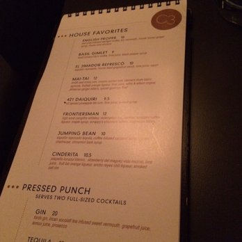 C3 Bar - Drink menu, 1st page. - Cocktail Bars Near Me - Bloomington, Indiana C3 Bar - Drink menu, 1st page. - Cocktail Bars Near Me - Bloomington, Indiana