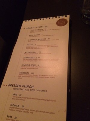 Menu photo 7 C3 Bar Bloomington, IN