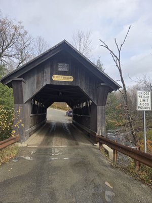 Historic Gold Brook Covered Bridge by null