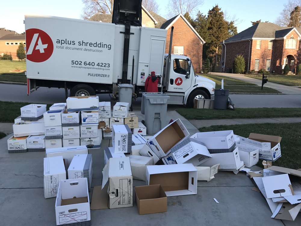 A PLUS PAPER SHREDDING Updated August 2024 4574 Melton Ave, Louisville, Kentucky Shredding