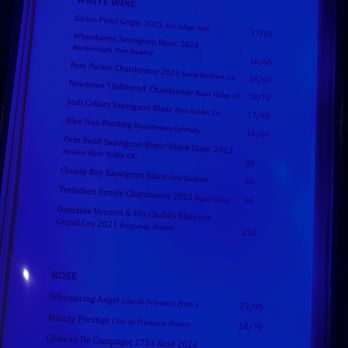 Blue Note Jazz Clubs - Menu - Music Venues Near Me - Los Angeles, California