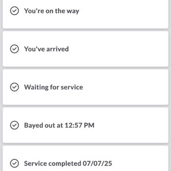 Discount Tire - Completed earlier than expected and was within the time window of the tracker - Tires Near Me - Houston, Texas