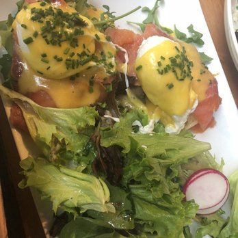 Dime Store - Cold smoked salmon under the BENNYS SECTION - Breakfast & Brunch Near Me - Detroit, Michigan