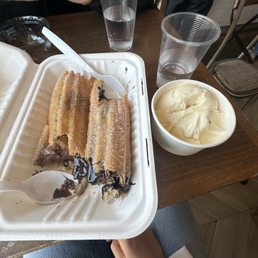 Nutella Stuffed Churros