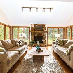 Inspired Home Real Estate & Staging - Light and a pop of color