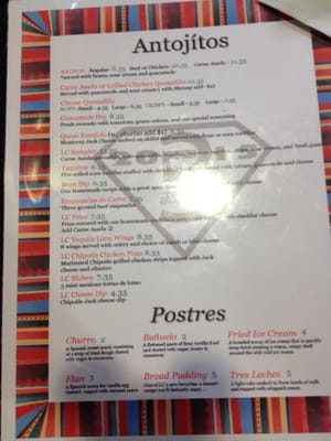 Menu photo 6 La Carreta Mexican Restaurant Alpine, CA Menu photo 6 La Carreta Mexican Restaurant Alpine, CA