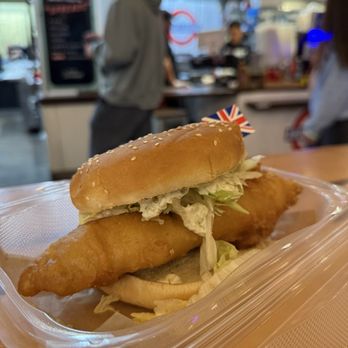 Above Ground - Big fish sando - Fish & Chips Near Me - Washington, DC, District of Columbia