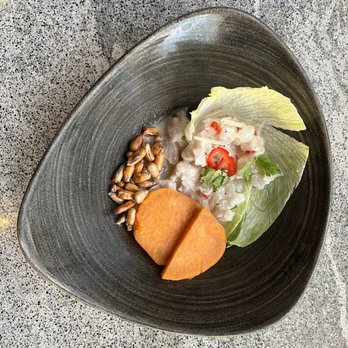 Three Bridges Bar & Grill - Ceviche with Sweet Potato - Bars Near Me - Orlando, Florida