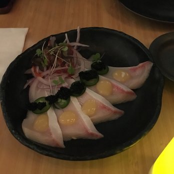 Douzo - Yellowtail usuzukuri - good! - Sushi Bars Near Me - Boston, Massachusetts