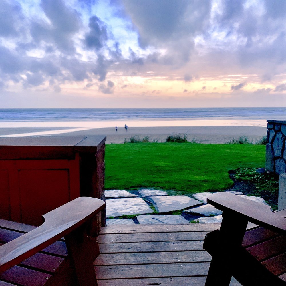 The Ocean Lodge - The view from the patio - Hotels Near Me - Cannon Beach, Oregon The Ocean Lodge - The view from the patio - Hotels Near Me - Cannon Beach, Oregon