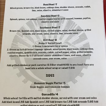 Bevel Craft Brewing - Food truck menu - Breweries Near Me - Bend, Oregon