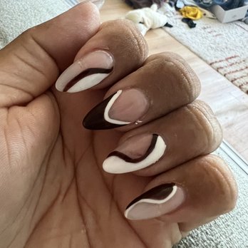 Sarah's Nail & Spa - yes dried nail polish on my fingers too :( - Nail Salons Near Me - Seattle, Washington