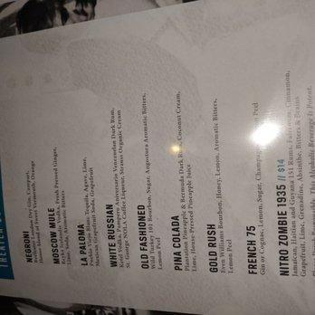 Cedar Room - Menu - Cocktail Bars Near Me - Campbell, California Cedar Room - Menu - Cocktail Bars Near Me - Campbell, California