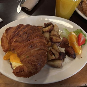 Simple Simon's Bakery & Bistro - Breakfast Crosaint Sandwich & Orange Juice - Bakeries Near Me - Riverside, California Simple Simon's Bakery & Bistro - Breakfast Crosaint Sandwich & Orange Juice - Bakeries Near Me - Riverside, California