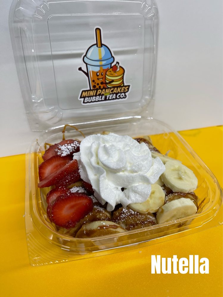 Mini Pancakes and Bubble Tea Logo