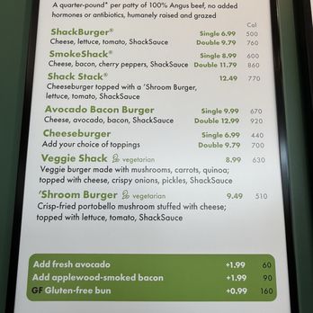 Shake Shack - Burger menu 10/25 - Hot Dogs Near Me - Zionsville, Indiana Shake Shack - Burger menu 10/25 - Hot Dogs Near Me - Zionsville, Indiana