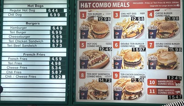 Menu photo 1 H & T Burgers Kaneohe, HI