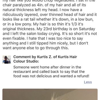 Kurtis Hair Colour Studio - First try at a comment - Hair Salons Near Me - New York, New York Kurtis Hair Colour Studio - First try at a comment - Hair Salons Near Me - New York, New York