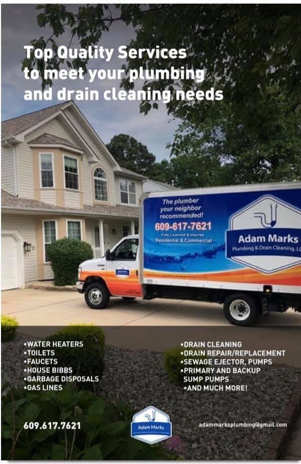 Slide of Adam Marks Plumbing & Drain Cleaning