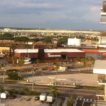 Grand Central At Kennedy - From a balcony facing our fabulously industrial Port of Tampa! - Apartments Near Me - Tampa, Florida Grand Central At Kennedy - From a balcony facing our fabulously industrial Port of Tampa! - Apartments Near Me - Tampa, Florida