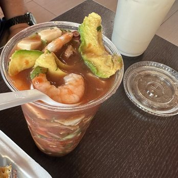 Baja King Fish Tacos - 20 oz. Campechana Cocktail - Tacos Near Me - San Bernardino, California Baja King Fish Tacos - 20 oz. Campechana Cocktail - Tacos Near Me - San Bernardino, California