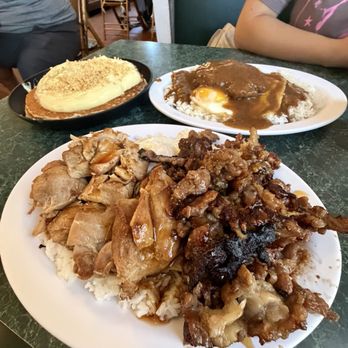 Aloha Food Factory - The full spread :) - Hawaiian Near Me - Alhambra, California