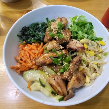 K Style Kitchen - Chicken Bibimbap minus the egg - Korean Near Me - Albuquerque, New Mexico