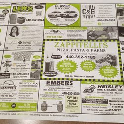 Zappitelli's Pizza - Place mat