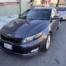 The repaired car. Paint match is perfect. The repaired car. Paint match is perfect.