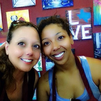 Painting with a Twist - Mom n daughter - Art Classes Near Me - Fort Worth, Texas