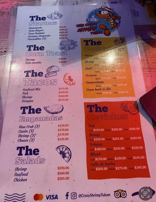 Menu photo 3 The Crazy Shrimp Tulum Tulum, ROO Menu photo 3 The Crazy Shrimp Tulum Tulum, ROO