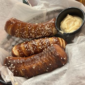 The Side Rail - Pretzels and beer, cheese, Yum! The beer cheese is also very good with the sidewinder fries! - American Near Me - Wapakoneta, Ohio