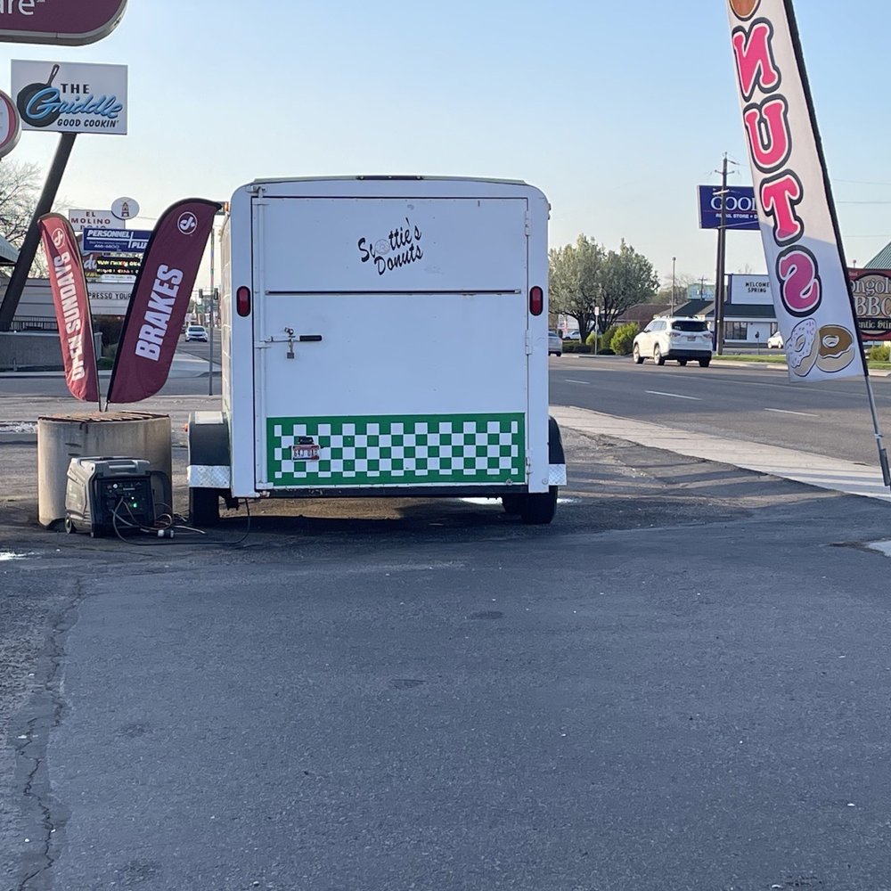 Scottie’s Donuts - Outside of Scottie's Donuts food truck/trailer - Donuts Near Me - Nampa, Idaho Scottie’s Donuts - Outside of Scottie's Donuts food truck/trailer - Donuts Near Me - Nampa, Idaho