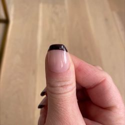 Annie's Nails - "Coffin" shape
