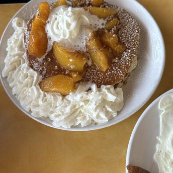 Matthew's Pancake House - Peaches & pecans pancakes (when ordering you choose between French toast or pancakes) - Breakfast & Brunch Near Me - Little River, South Carolina Matthew's Pancake House - Peaches & pecans pancakes (when ordering you choose between French toast or pancakes) - Breakfast & Brunch Near Me - Little River, South Carolina