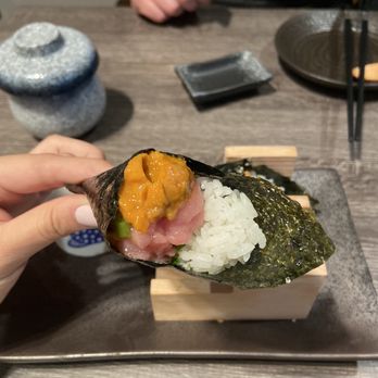 Sushi Pro - Uni toro hand roll - Japanese Near Me - San Jose, California Sushi Pro - Uni toro hand roll - Japanese Near Me - San Jose, California