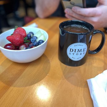 Dime Store - Fresh fruit and coffee - Breakfast & Brunch Near Me - Detroit, Michigan