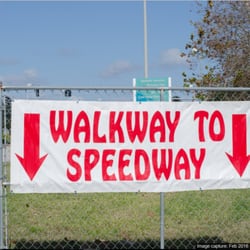Racetrack RV Park - Private gated walkway that leads to the Speedway gets you to the entry gates in just a couple of minute's walk.