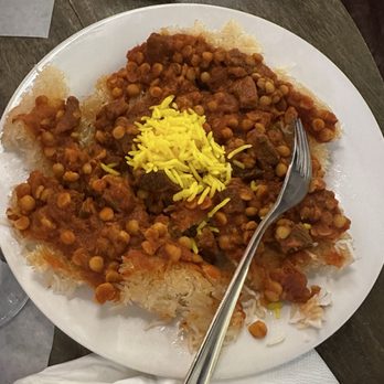 Caspian Restaurant - Tahdig Gheimeh Stew - Mediterranean Near Me - Mountain View, California Caspian Restaurant - Tahdig Gheimeh Stew - Mediterranean Near Me - Mountain View, California