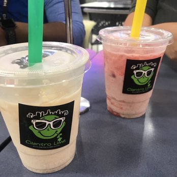 Cilantro Lime - Horchatas (regular and strawberry) - Mexican Near Me - Los Angeles, California