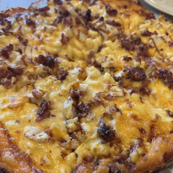 Coconut Kenny's Pizza - Burlington - The Mac Attack Pizza with chicken added - New American Near Me - Burlington, Washington Coconut Kenny's Pizza - Burlington - The Mac Attack Pizza with chicken added - New American Near Me - Burlington, Washington