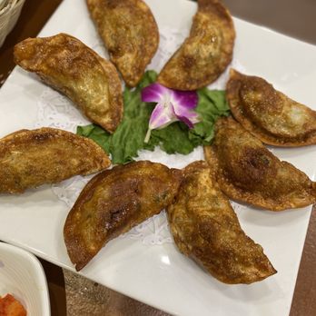 Hahm Ji Bach - Fried dumplings (were over-fried this visit) - Korean Near Me - Flushing, New York