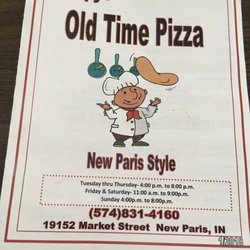 Old Time Pizza - Yum yum!!! With my Hubby getting ready to eat some yummy pizza!!