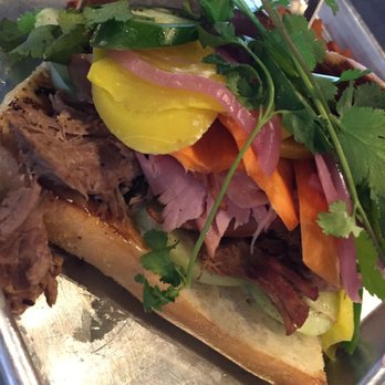 Toast - Bahn Mi sandwich was very filling with sweet potato fries - Breakfast & Brunch Near Me - Temecula, California