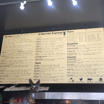 El Burrito Express - Menu 6/6/2020 - Mexican Near Me - San Francisco, California El Burrito Express - Menu 6/6/2020 - Mexican Near Me - San Francisco, California