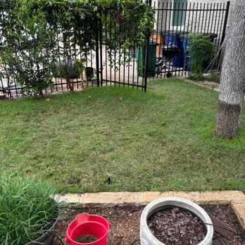 Ecotech Irriagtion - Here's another angle-- where we added new pipe and split the zone. The trench is gone and the yard looks great again! - Irrigation Near Me - Buda, Texas Ecotech Irriagtion - Here's another angle-- where we added new pipe and split the zone. The trench is gone and the yard looks great again! - Irrigation Near Me - Buda, Texas
