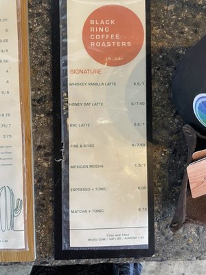 Menu photo 3 Black Ring Coffee Roasters Long Beach, CA
